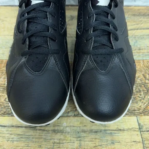 Nike Air Jordan‎ 7 Retro TD Black White Football Cleats 719543-010 Mens Size 8
